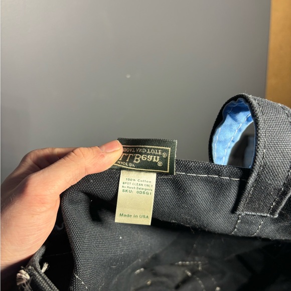 Vintage L.L. Bean Canvas Boat And Tote Made in USA - Picture 6 of 6